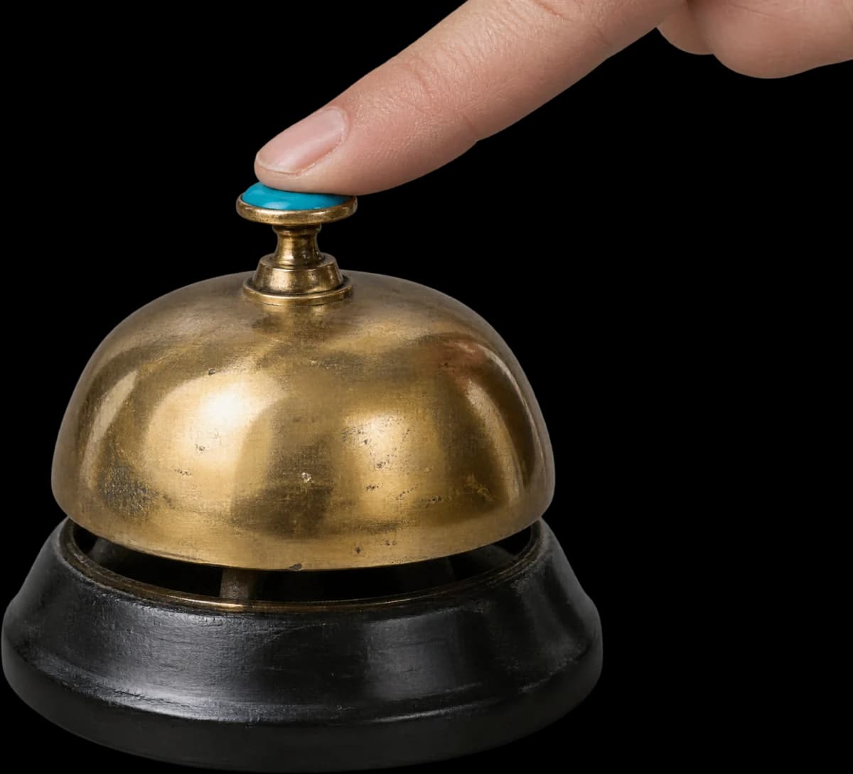 Timbre de recepción de latón pulsado